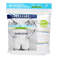 Stafford Dry + Cool Breathable Mesh Mens Big and Tall 4 Pack Boxer Briefs 302860