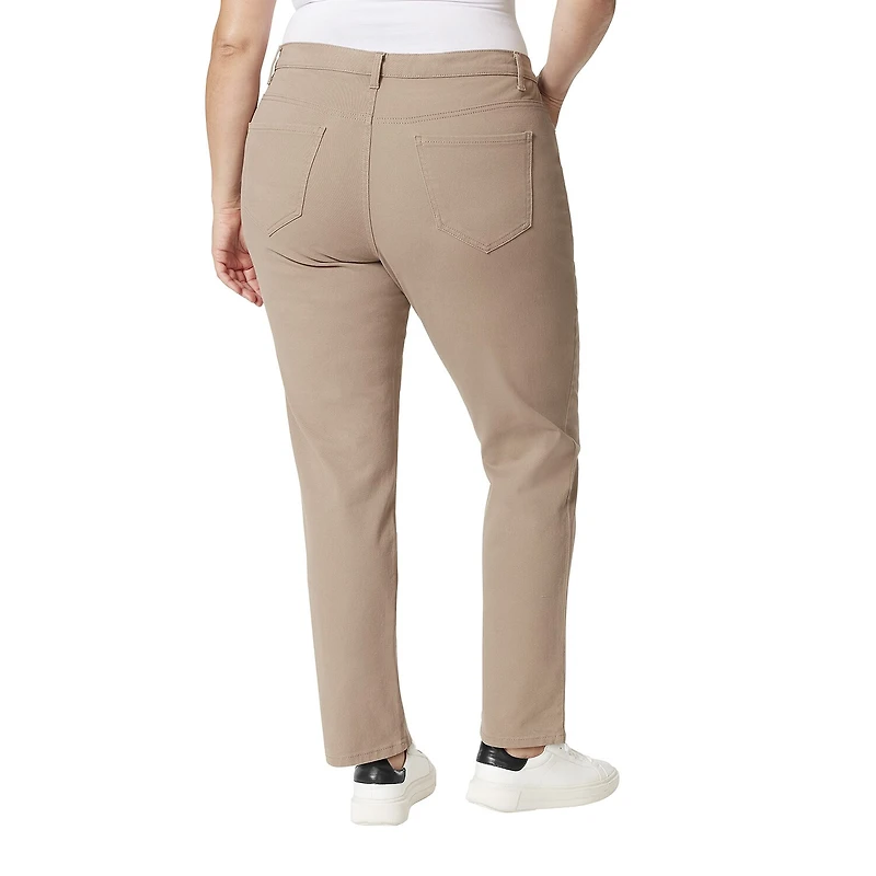 Gloria Vanderbilt Amanda Womens Plus Classic Twill