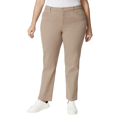 Gloria Vanderbilt Amanda Womens Plus Classic Twill