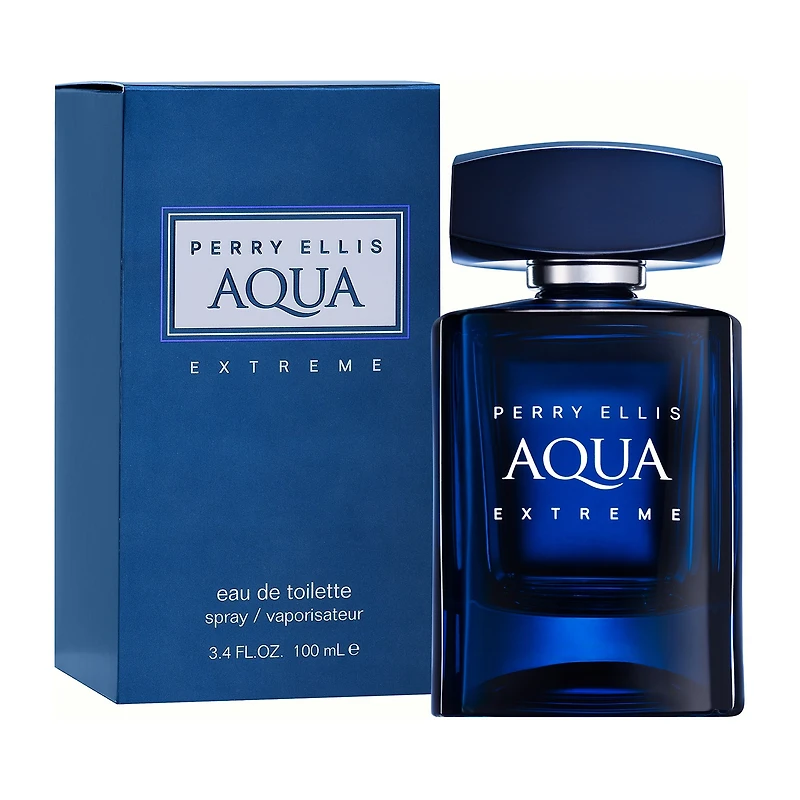 Perry Ellis Aqua Extreme Eau De Toilette, 3.4 Oz