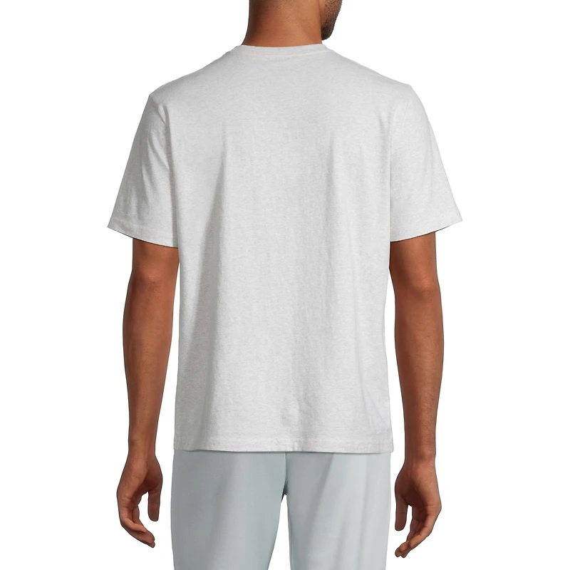 Stafford Super Soft Mens Crew Neck Short Sleeve Pajama Top