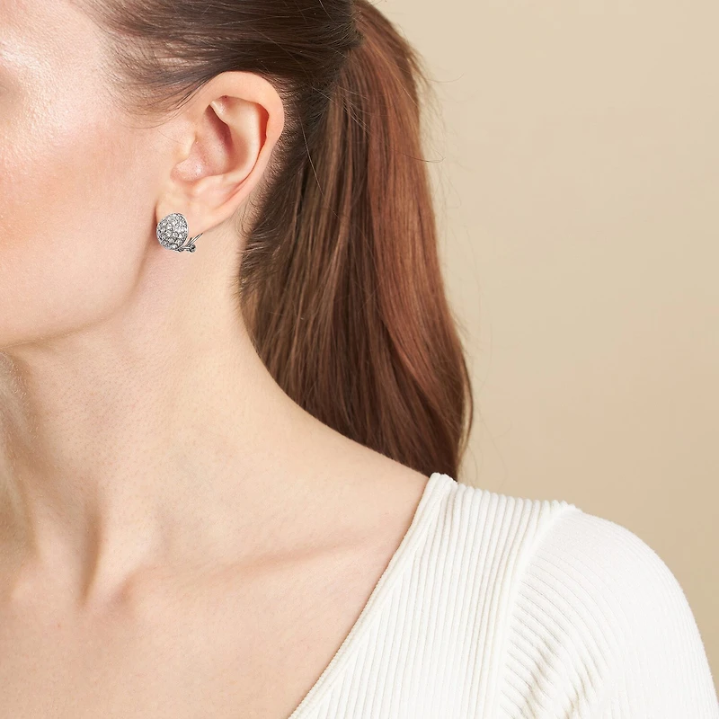 Sparkle Allure Crystal 12mm Stud Earrings