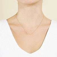 Silver Treasures Womens 14K Gold Over Silver 16 Inch Pendant Necklace