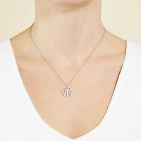 Silver Treasures Womens Sterling Silver 16 Inch Pendant Necklace