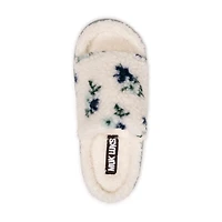 Muk Luks Marsai Slide Womens Memory Foam Slip-On Slippers