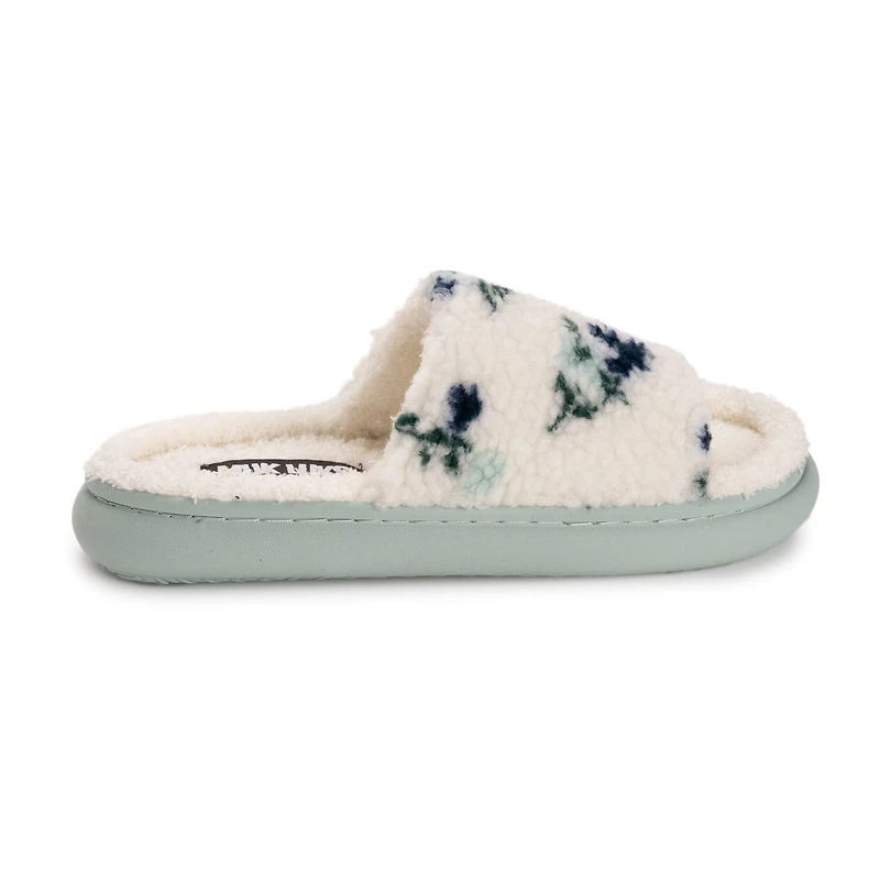 Muk Luks Marsai Slide Womens Memory Foam Slip-On Slippers