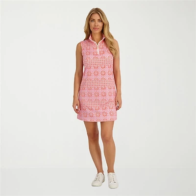 Stella Parker Womens Medallion Knit Dress Swimsuit Cover-Up