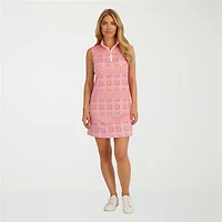 Stella Parker Womens Medallion Knit Dress Swimsuit Cover-Up