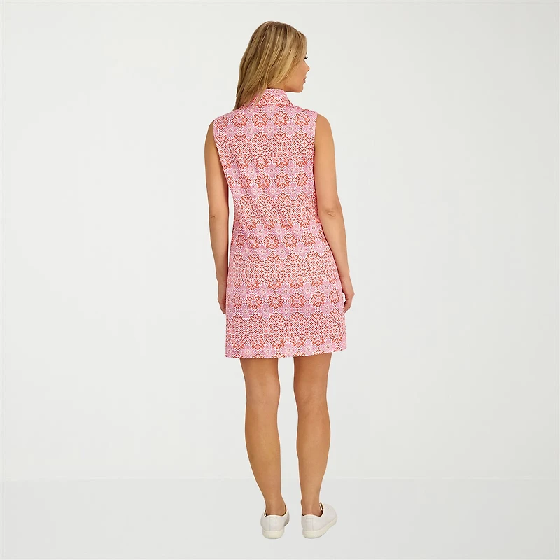 Stella Parker Womens Medallion Knit Dress Swimsuit Cover-Up