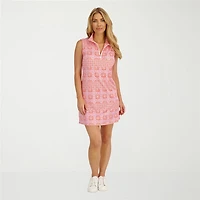 Stella Parker Womens Medallion Knit Dress Swimsuit Cover-Up