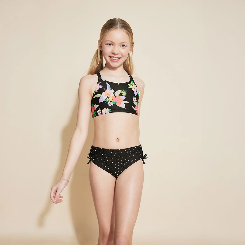Roxy Big Kid Girls Floral 2-pc. Bikini Set