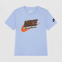 Nike Little Boys Crew Neck Short Sleeve Regular Fit Graphic T-Shirt