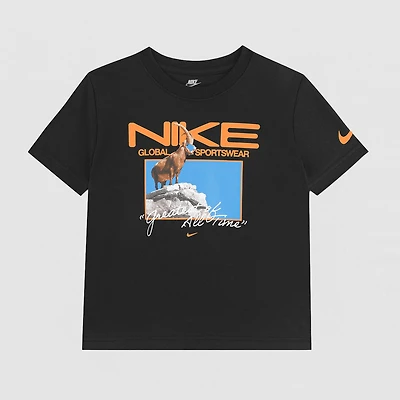 Nike Little Boys Crew Neck Short Sleeve Regular Fit Graphic T-Shirt