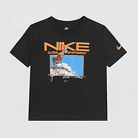 Nike Little Boys Crew Neck Short Sleeve Regular Fit Graphic T-Shirt