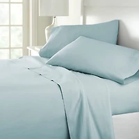 Home Expressions Cool And Crisp 6pc Cotton Percale Sheet Set