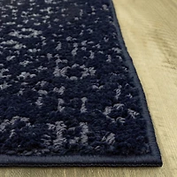 Maples Mono Navy Indoor Rectangular Runner