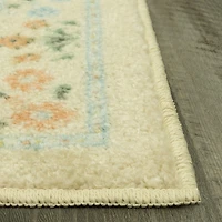 Maples Multi Floral Ivory Indoor Rectangular Runner