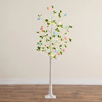Nearly Natural 6ft Blooming Easter Egg Twig Indoor Artificial Tree