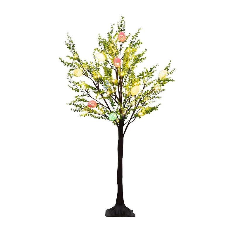 Nearly Natural 3ft Easter Egg Twig With Greens Lighted Indoor Artificial Tree