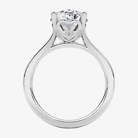 Grown Gorgeous (F / Vs2) Womens 4 / CT. T.W. Lab White Diamond 14K Gold Oval Solitaire Engagement Ring