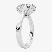 Grown Gorgeous (F / Vs2) Womens 4 / CT. T.W. Lab White Diamond 14K Gold Oval Solitaire Engagement Ring
