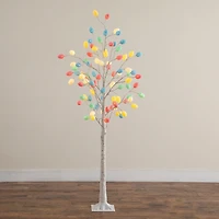 Nearly Natural 6ft Easter Twig Lighted Indoor Artificial Tree