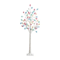 Nearly Natural 5ft Easter Twig Lighted Indoor Artificial Tree