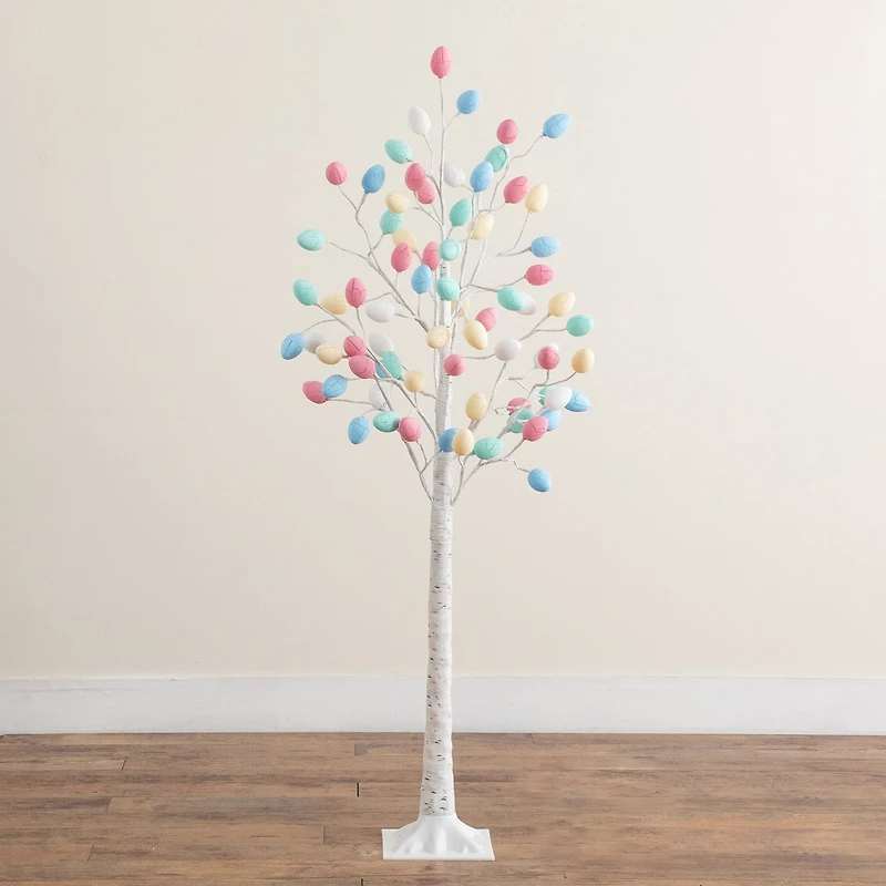 Nearly Natural 5ft Easter Twig Lighted Indoor Artificial Tree