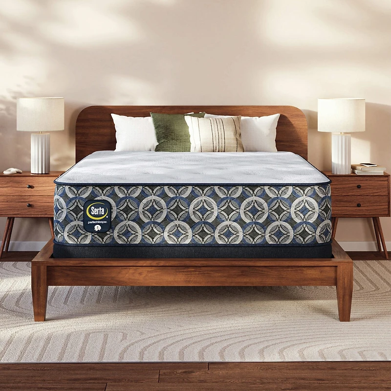 The Serta Perfect Sleeper Mondale 13.5" Plush Tight Top - Mattress + Box Spring