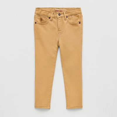 U.S. Polo Assn. Toddler Boys Straight Regular Fit Flat Front Pant