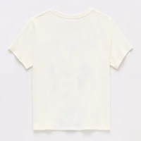 Disney Collection Girls Crew Neck Short Sleeve Regular Fit Minnie Mouse Graphic T-Shirt