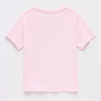 Disney Collection Girls Crew Neck Short Sleeve Regular Fit Princess Graphic T-Shirt