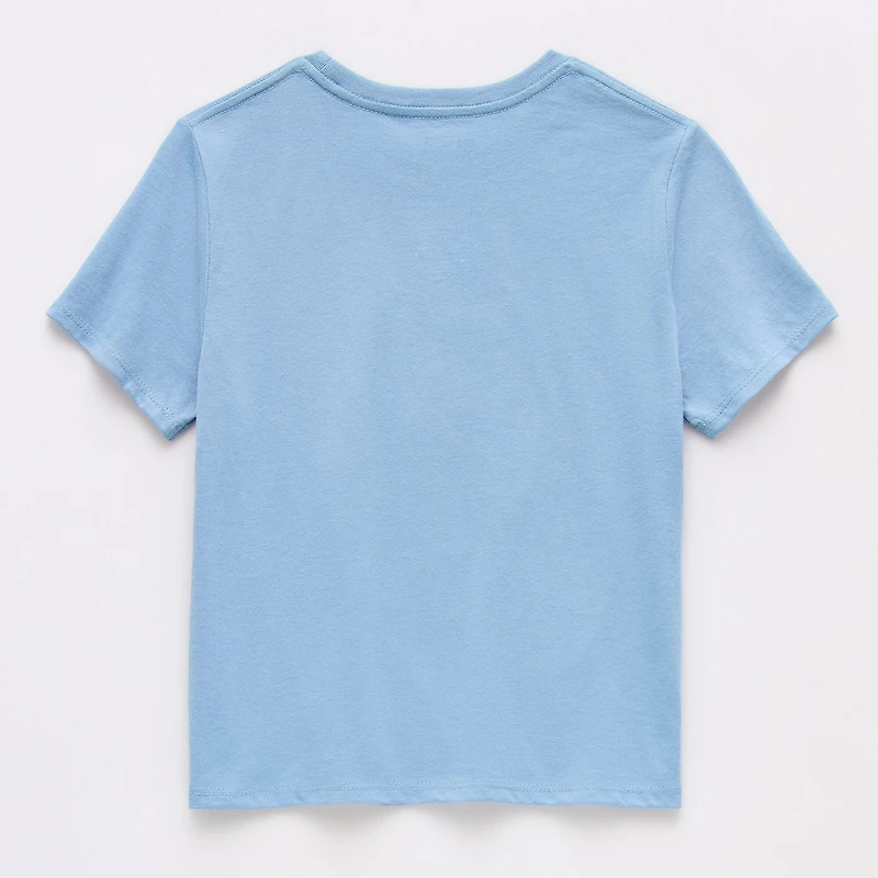 Disney Collection Girls Crew Neck Short Sleeve Regular Fit Graphic T-Shirt