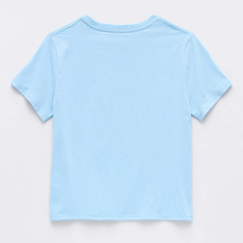 Disney Collection Girls Crew Neck Short Sleeve Regular Fit Graphic T-Shirt