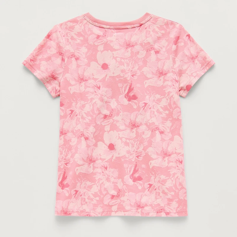 Xersion Little & Big Kid Girls Crew Neck Short Sleeve Regular Fit Graphic T-Shirt