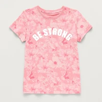 Xersion Little & Big Kid Girls Crew Neck Short Sleeve Regular Fit Graphic T-Shirt