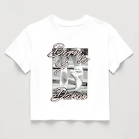 Xersion Little & Big Kid Girls Crew Neck Short Sleeve Relaxed Fit Graphic T-Shirt