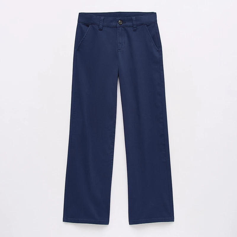 Thereabouts Little & Big Kid Girls Wide Leg Regular Fit Flat Front Pant