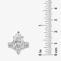Grown Gorgeous (F / Vs2) Womens 1/ Ct. T.W. Lab White Diamond 14K Gold Marquise Side Stone Bridal Set