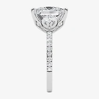 Grown Gorgeous (F / Vs2) Womens 7 Ct.T.W. Lab White Diamond 14K Gold Side Stone Engagement Ring