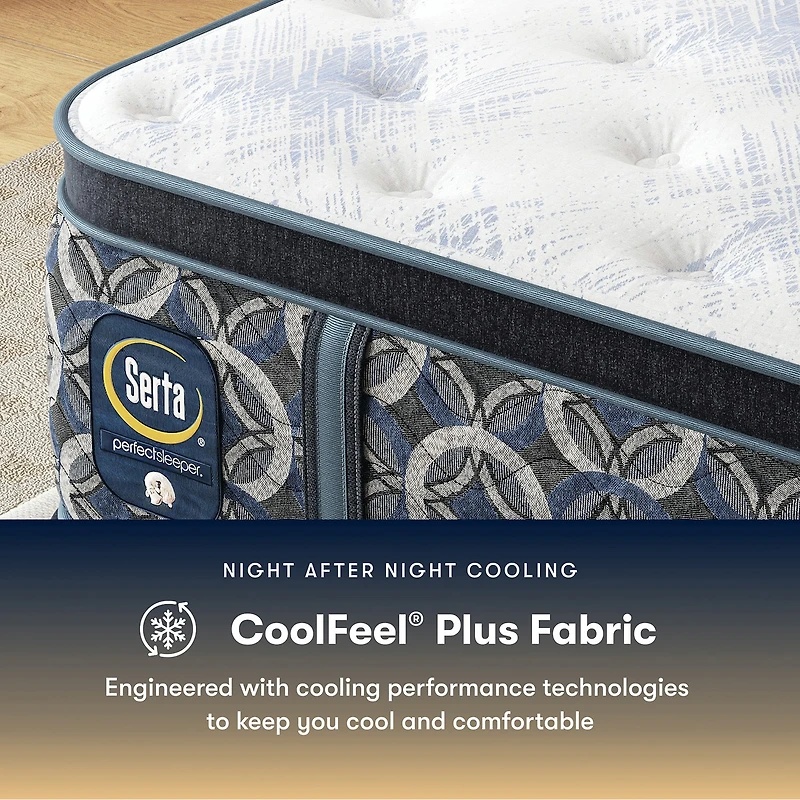 The Serta Perfect Sleeper Autumndale 15" Plush Pillow Top - Mattress + Box Spring