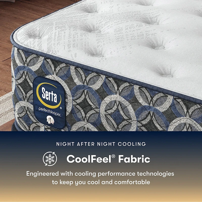 The Serta Perfect Sleeper Mondale 13.5" Plush Tight Top - Mattress + Adjustable Base