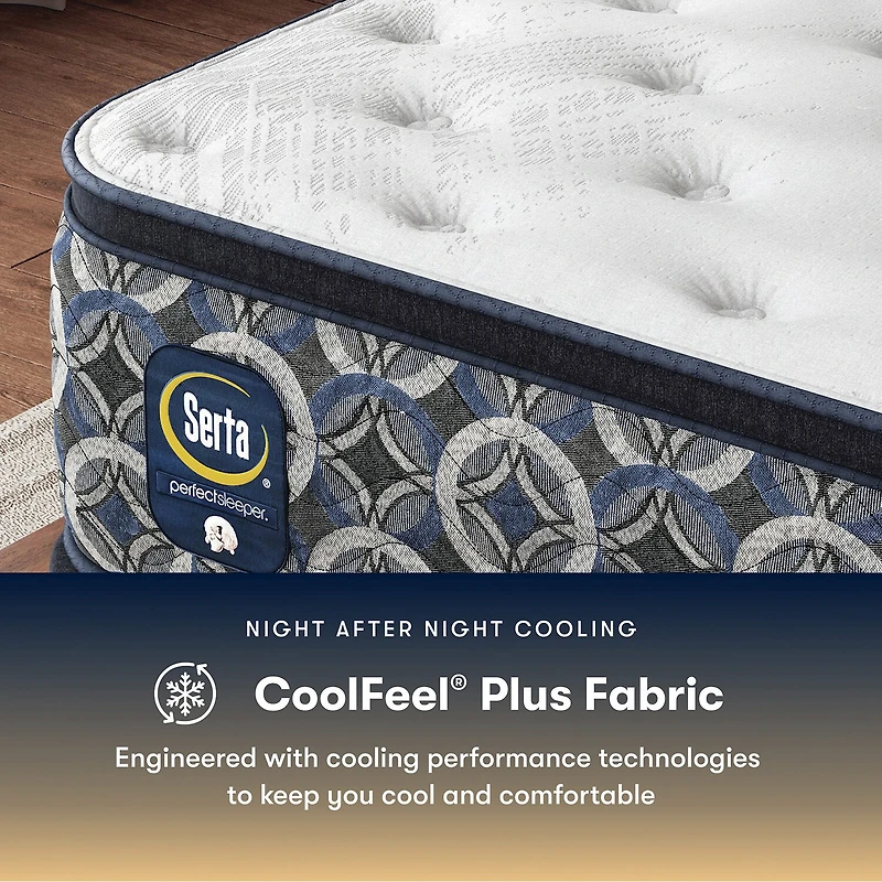 The Serta Perfect Sleeper Autumndale 14" Extra Firm Tight Top - Mattress + Adjustable Base