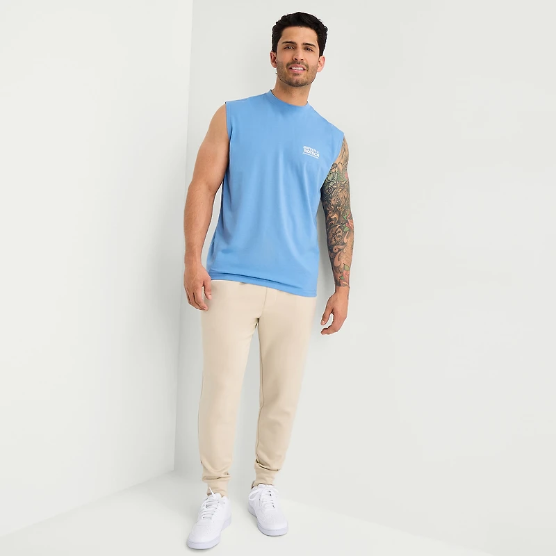 Xersion Mens Crew Neck Sleeveless Muscle T-Shirt