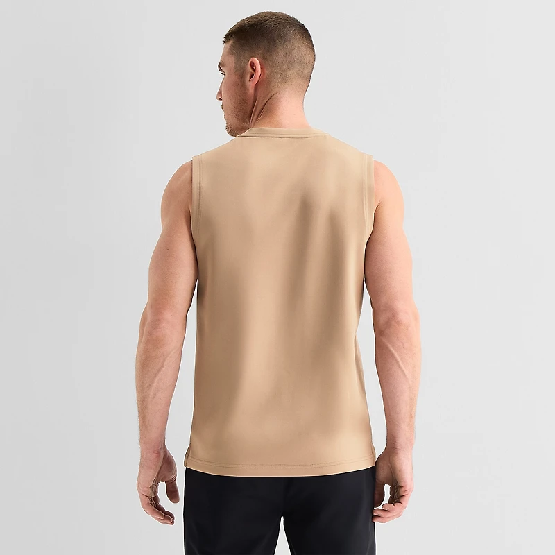 Stylus Mens Crew Neck Sleeveless Muscle T-Shirt
