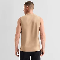 Stylus Mens Crew Neck Sleeveless Muscle T-Shirt