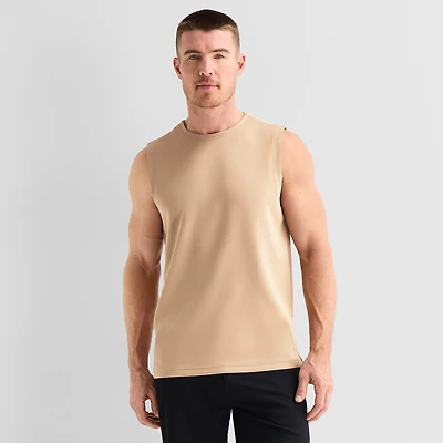 Stylus Mens Crew Neck Sleeveless Muscle T-Shirt