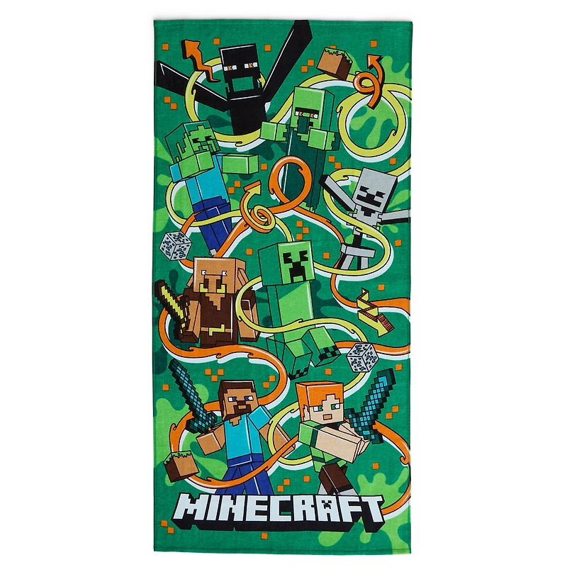 Minecraft Beach Towel