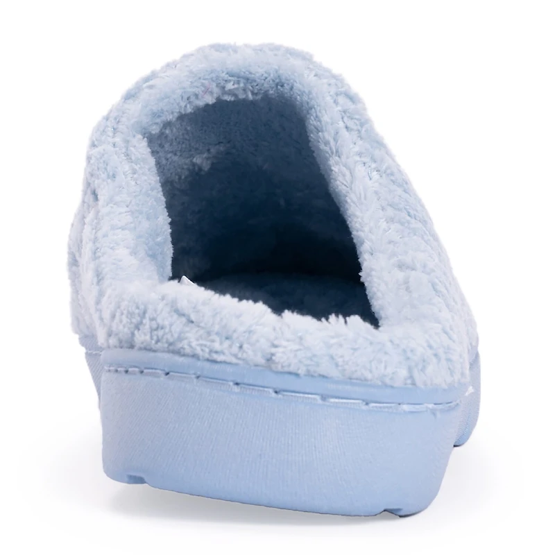 Muk Luks Quilted Womens Memory Foam Clog Slippers