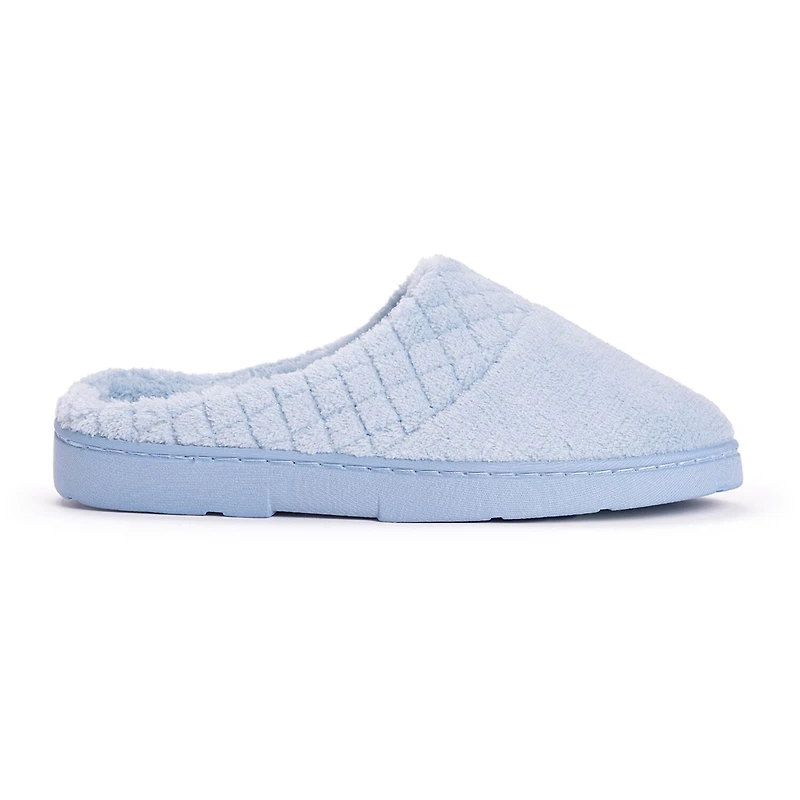 Muk Luks Quilted Womens Memory Foam Clog Slippers